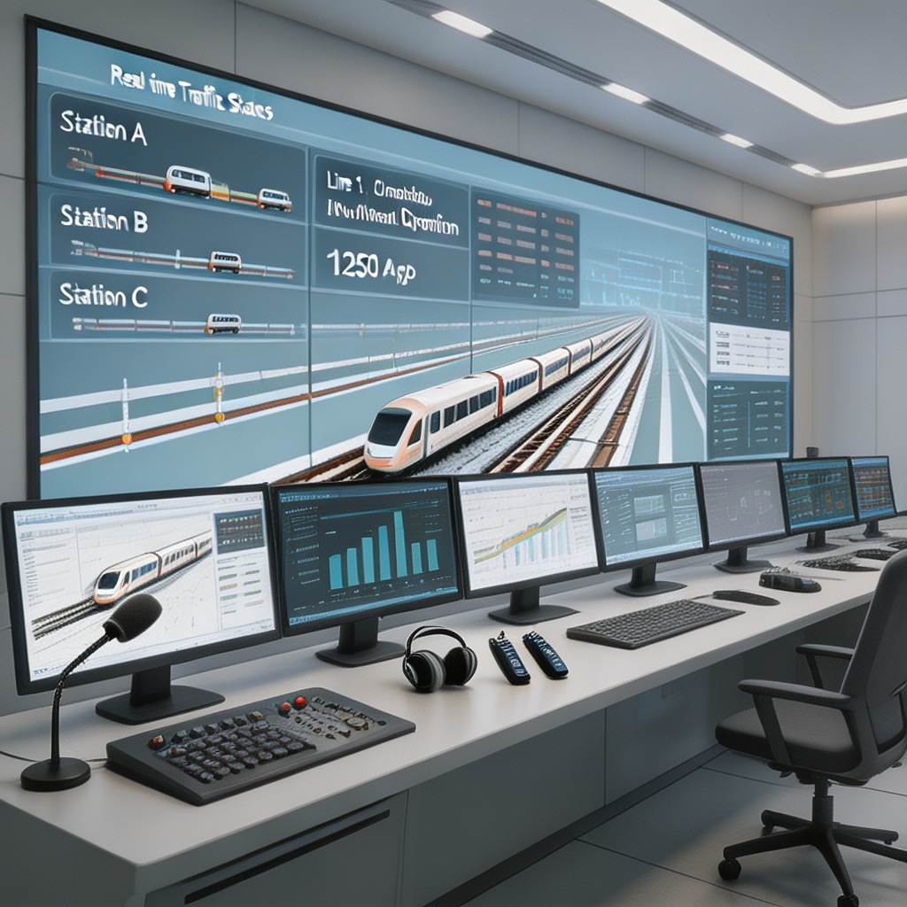 Rail Transit Dispatch Center LED Display Project