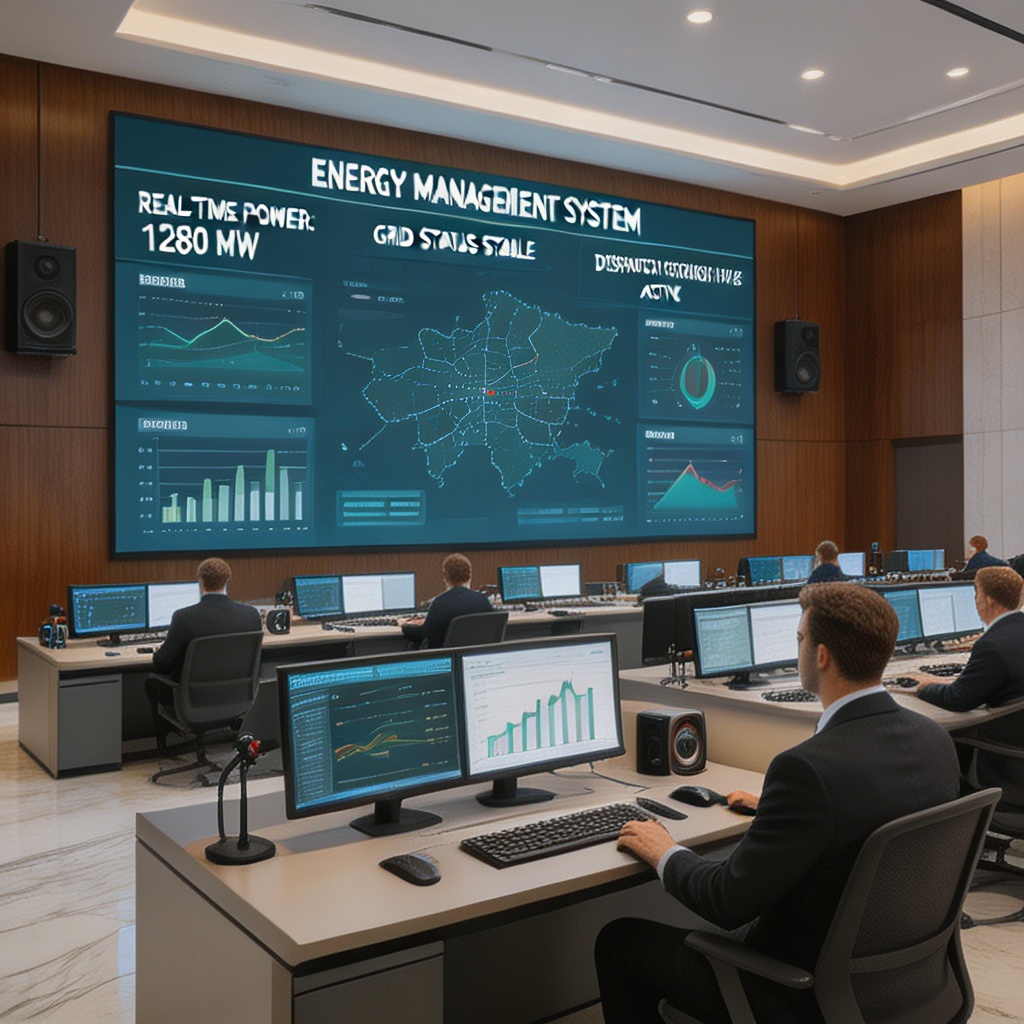 Energy Dispatch Command Center LED Display Project
