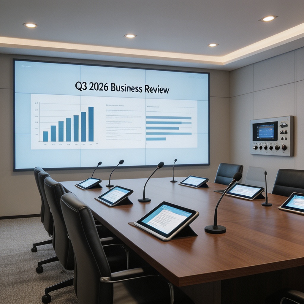Paperless Meeting Room LED Display Solution